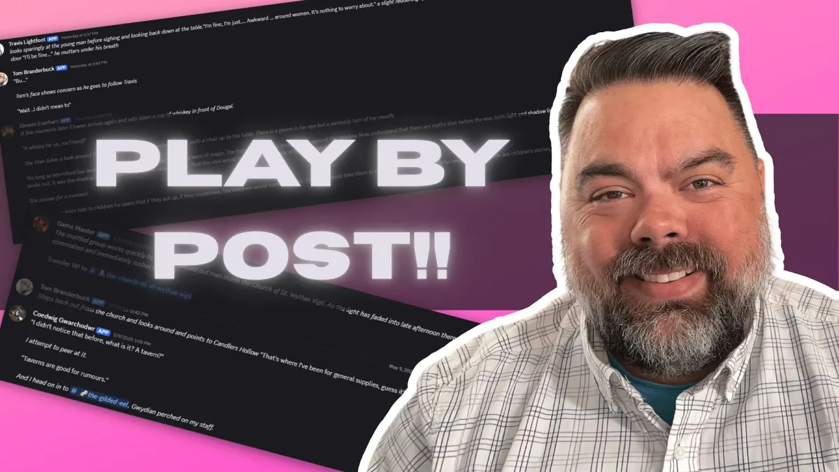 Rediscovering Roleplay Through Play-by-Post TTRPGs